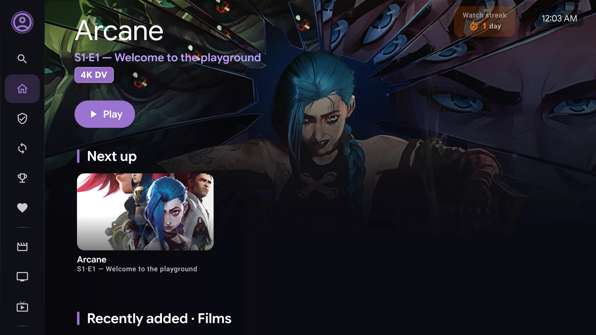 JellyWatch Player on Android TV